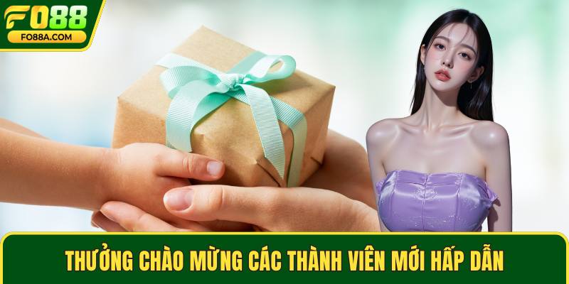 Thưởng chào mừng các thành viên mới hấp dẫn
